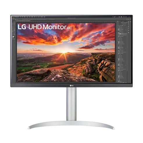 LG - LG 27UP850K-W 27 Inch UHD USB-C 4K IPS Monitor