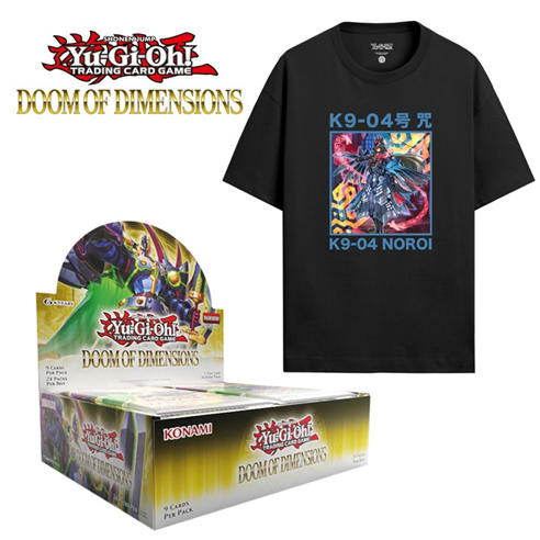 Yu-Gi-Oh - Doom of Dimensions Display Box + Free T-shirt - GAME Exclusive