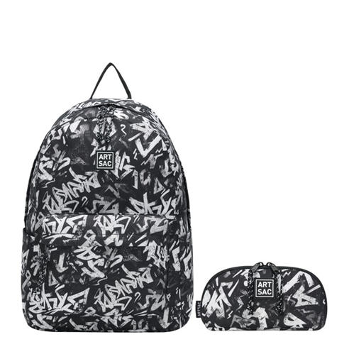 Artsac - Artsac Front Pocket Backpack and Pencil Case Set