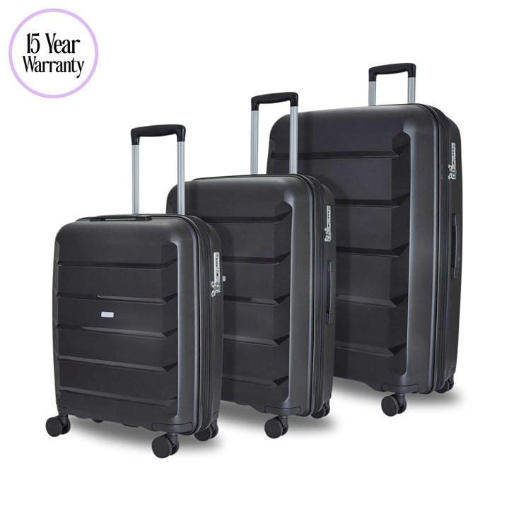 Rock Unisex Black Tulum Suitcase Cabin