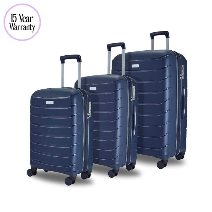 Rock Unisex Blue Prime Suitcase Navy Large