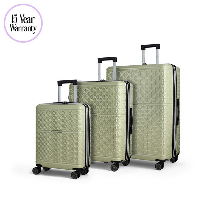 Rock Unisex Green Maya Suitcase Sage Cabin