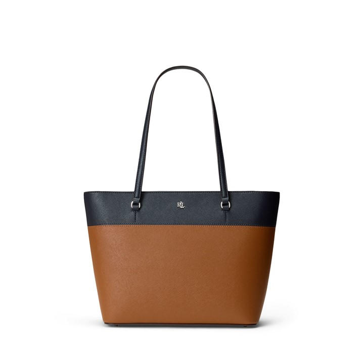 REFINED NAVY - Lauren by Ralph Lauren - Medium Karly Tote