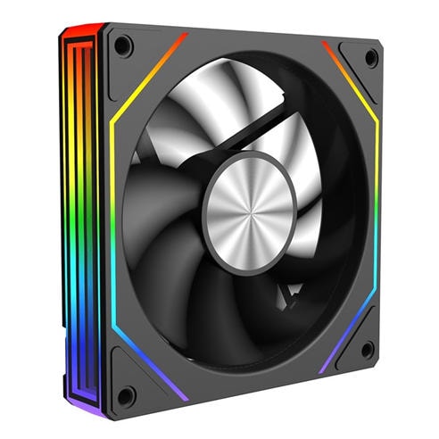 CiT - Eclipse 120mm Two-Sided Infinity ARGB Black 4pin PWM PC Cooling Fan