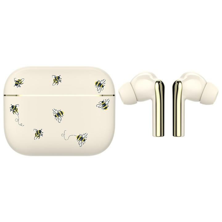 View Quest Unisex Cream Vq Skylark Earbuds Bees Cath Kidston - Medium