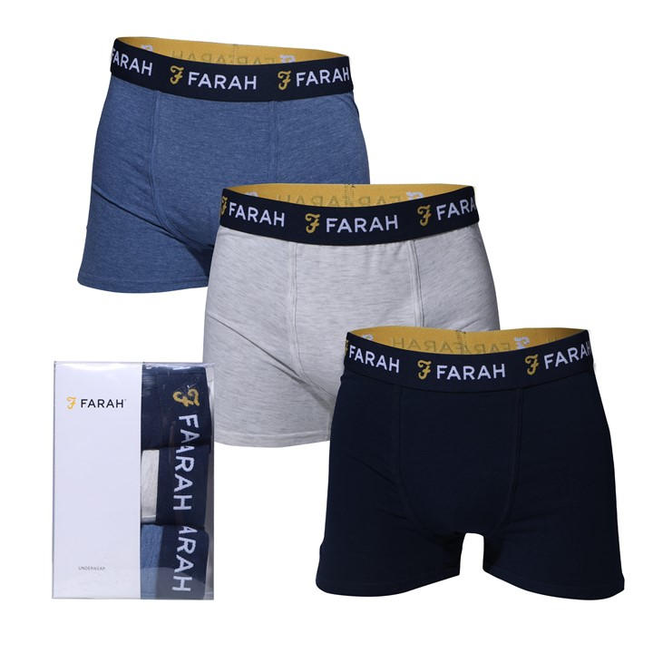 FARAH LOMLI 3 PACK TRUNKS