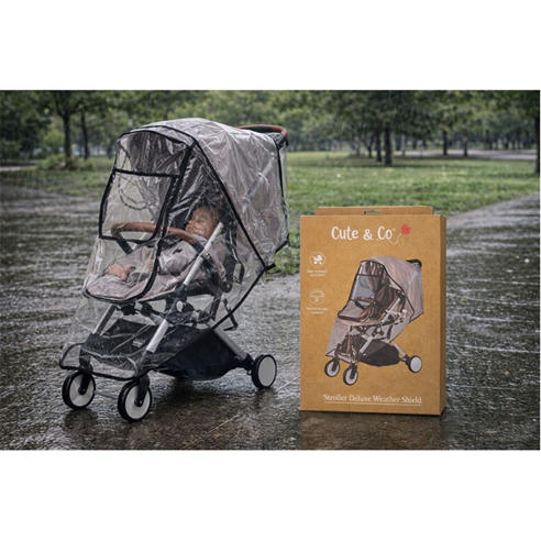 Cute and Co - Cute & Co Baby Stroller/ Pram Deluxe Weather Shield