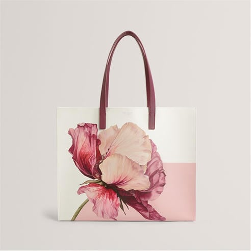 Ted Baker - Ted Baker Floral Graphic XL Icon Tote Bag