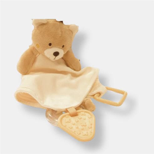 Cute and Co - Cute & Co Bear Comforter with Rattle Ring and Teether