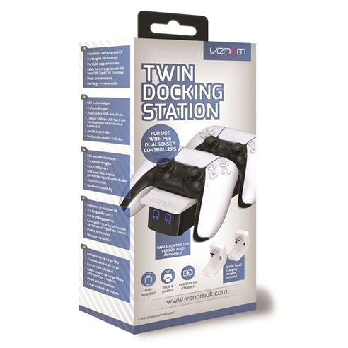 Venom - Twin Dock Charging and Cables