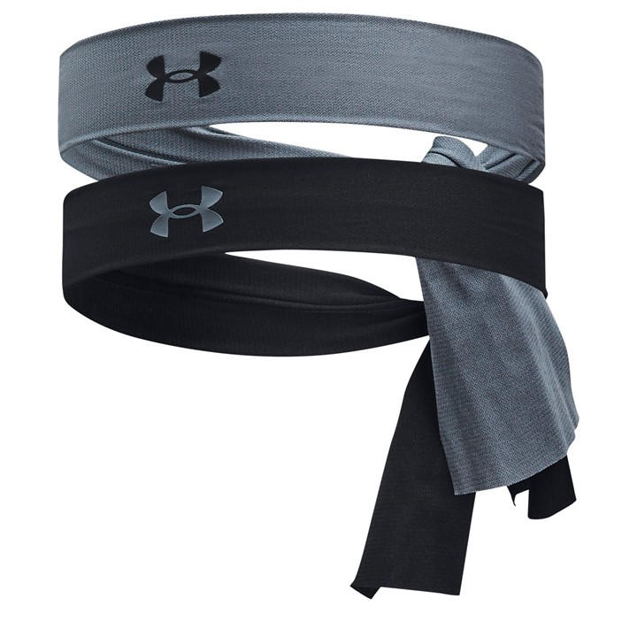Under Armour Armour Women'S Mesh Hb 2pk Running Headband Womens - Grey