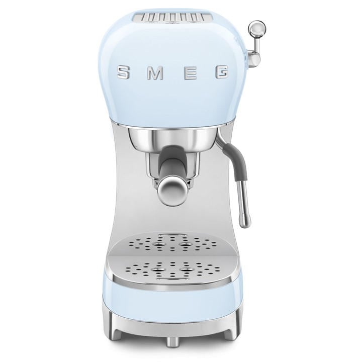 Smeg Unisex Blue Espresso Coffee Machine In Pastel Medium
