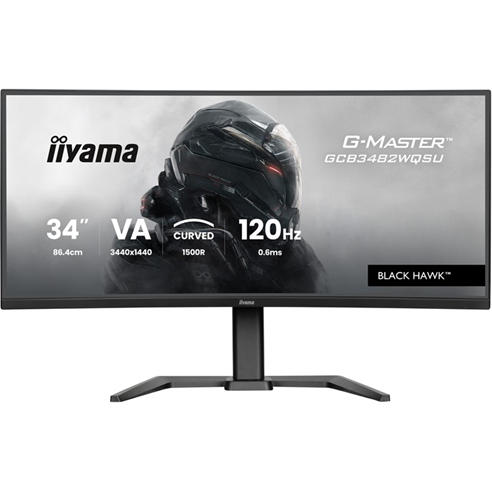 iiyama - G-Master GCB3482WQSU-B1 34 Inch 120Hz 0.6ms Curved Monitor