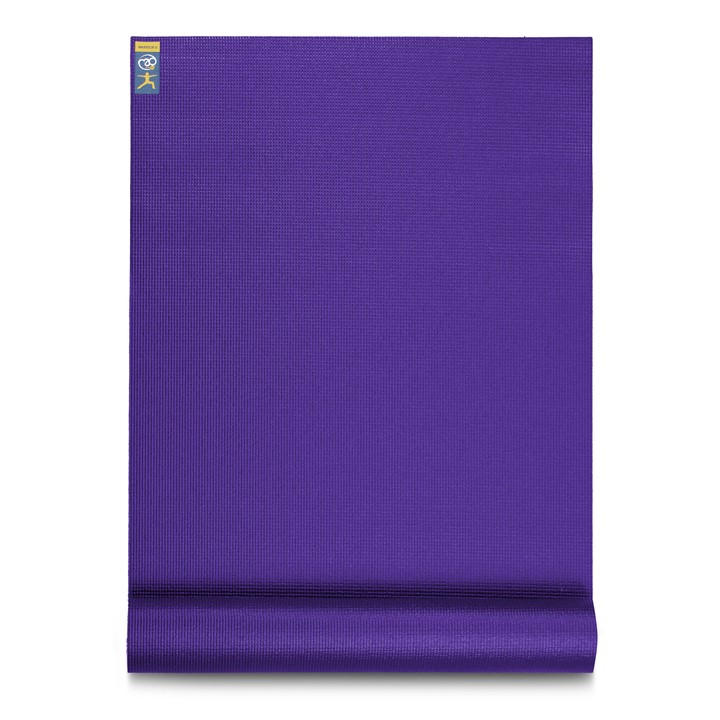 Yoga-Mad Unisex Purple Warrior Yoga Mat Ii - 4Mm