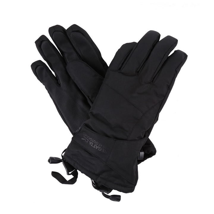 Regatta Unisex Black Transition Waterproof Gloves Iii Medium