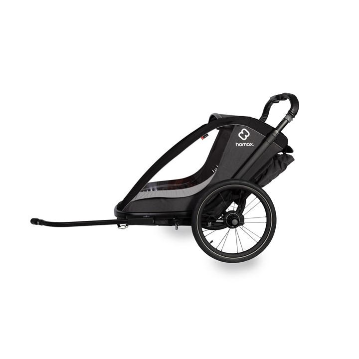 Hamax Unisex Grey Cocoon Child Bike Trailer Single