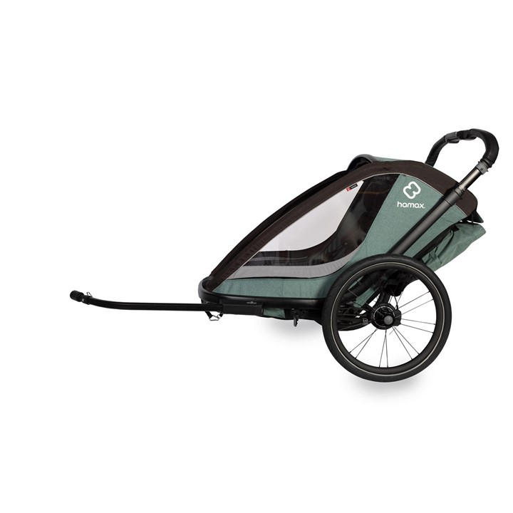 Hamax Unisex Green Cocoon Child Bike Trailer Single