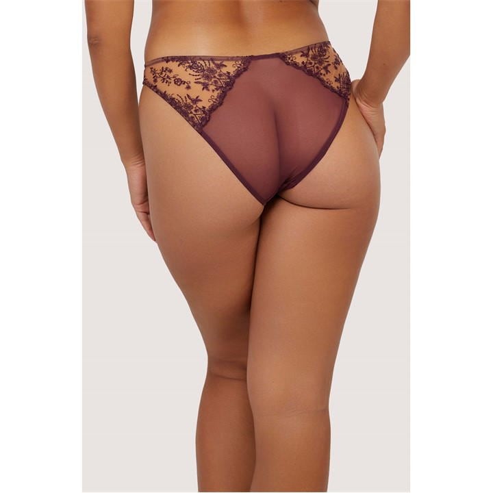 Black - Playful Promises - Cassia Wine Embroidery Bra