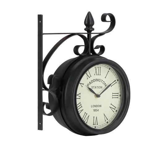 Charles Bentley - Paddington Indoor Outdoor Double Sided Wall Clock