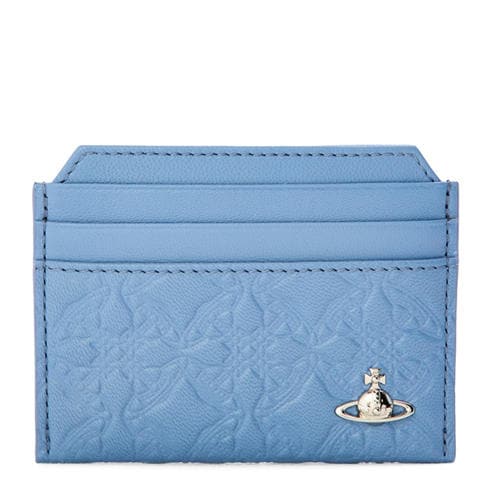 VIVIENNE WESTWOOD - Men's Embossed Leather Saturn Orb Cardholder