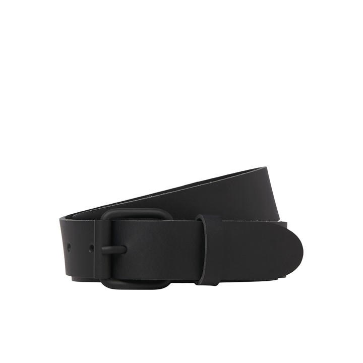 Jack And Jones Men's Black Leather Belt 3XL