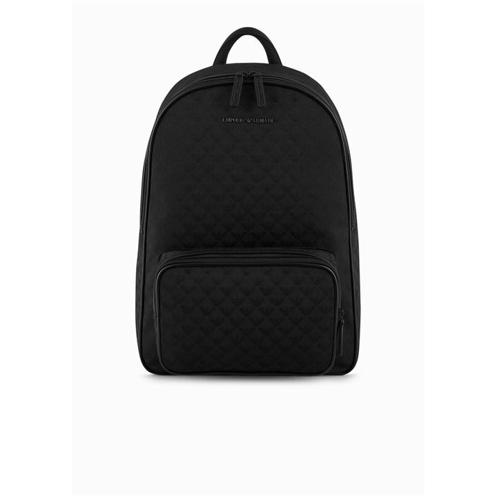 Emporio Armani Men's Black Nylon Backpack
