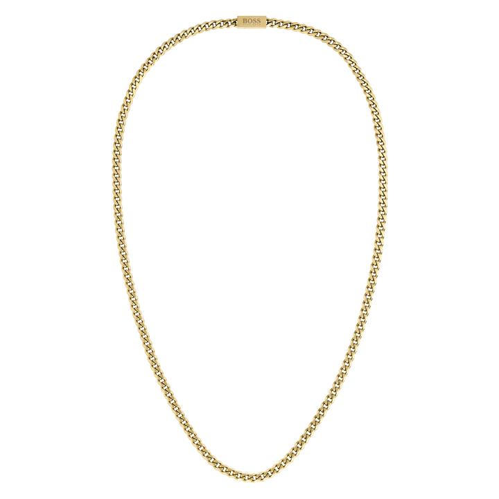 Boss Men's Gold Gents Chain For Him Ip Necklace