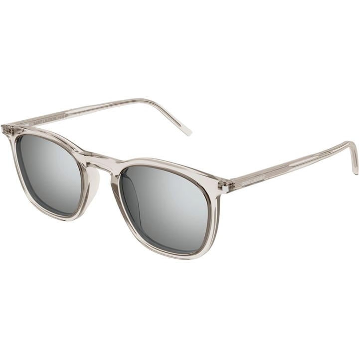 Clear - Saint Laurent - Round Sunglasses
