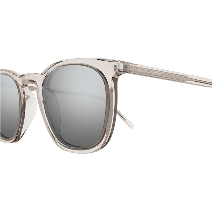 Clear - Saint Laurent - Round Sunglasses