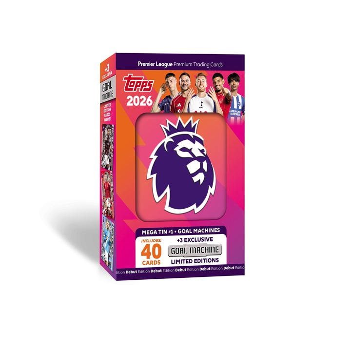 Topps Unisex None Premier League 2025 - Debut Edition - Mega Tin -Assortment