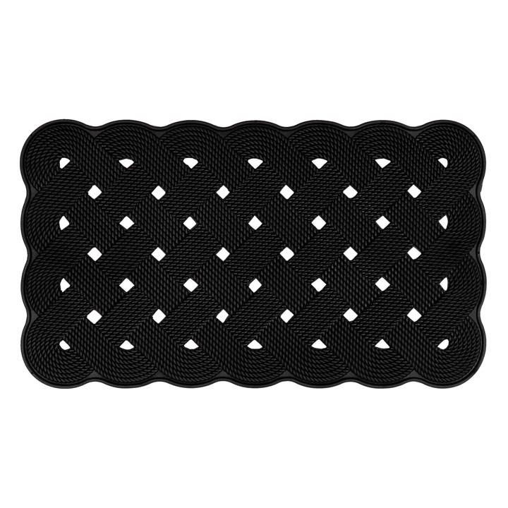 JVL TRELLIS RUBBER SCRAPER DOORMAT