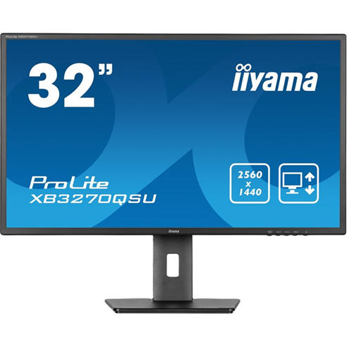 iiyama - Prolite XB3270QSU-B1 31.5 Inch 100Hz QHD Monitor