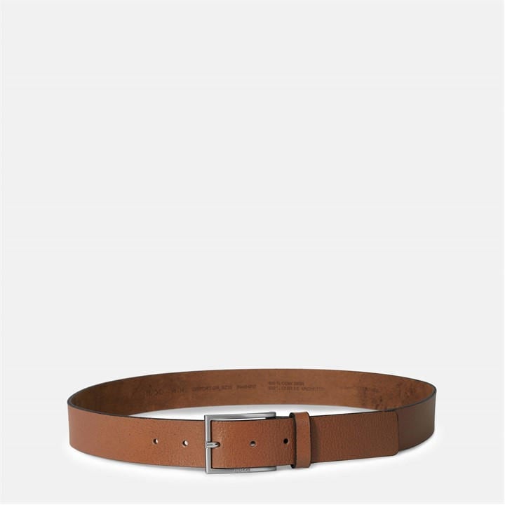 Hugo Men's Brown Gisport Belt Size 80