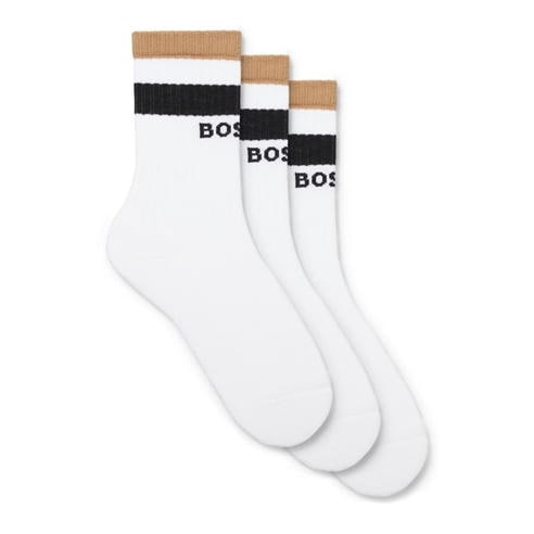 Boss - Men's Rib Iconic Quarter Socks