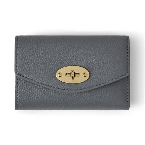 MULBERRY - Darley Folded Multi-Card Wallet Small Classic Grain