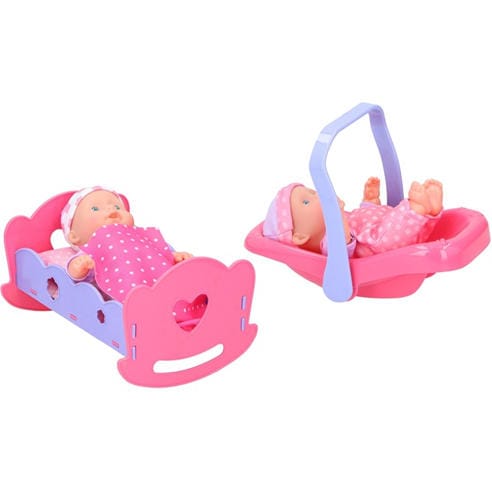 My Baby and Me - BABYANDME Baby Doll 20cm with Carry Seat