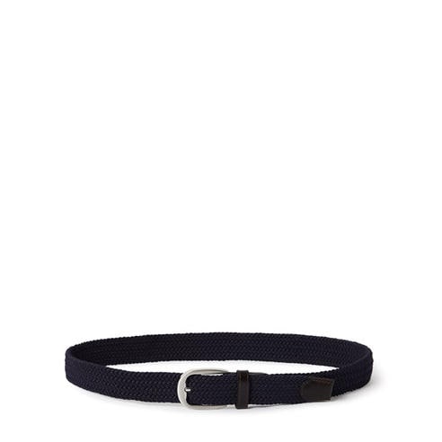 Osprey London - Men's Sam Flexible Woven Leather Belt
