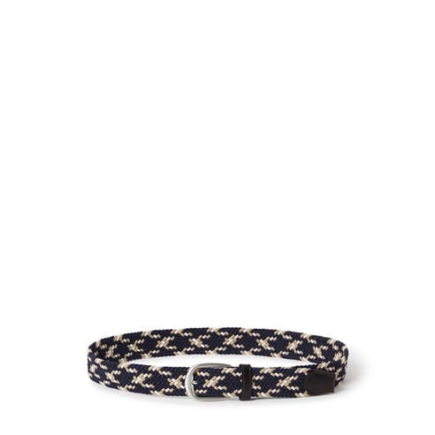 Osprey London - Men's Sam Flexible Woven Leather Belt