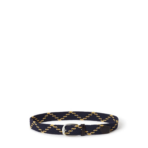 Osprey London - Men's Sam Flexible Woven Leather Belt