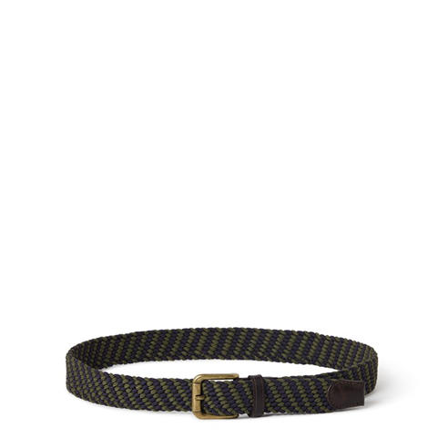 Osprey London - Men's Warren Woven Leather Belt