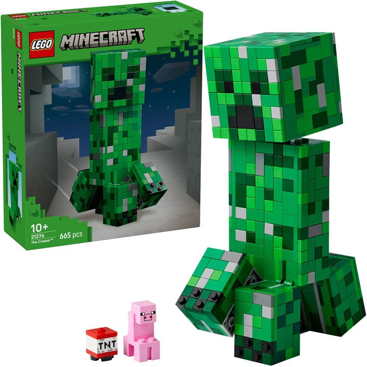 Lego Boys Multi Lego® Minecraft® The Creeper™ Gamer Decor And Action Figure Building Toy 21276