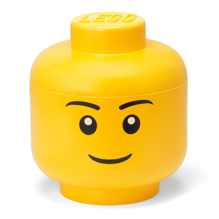 Lego Unisex Kids Yellow Boy Storage Head Size 40320804