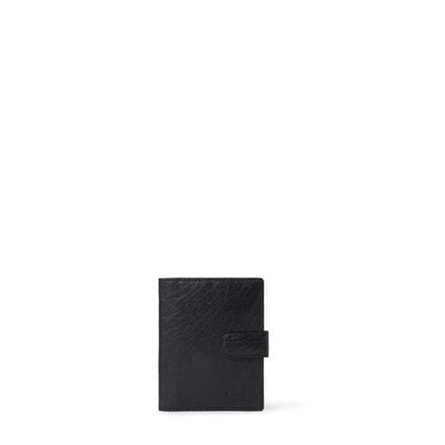 Osprey London - Men's Passport Holder Leather Embossed Billfold Wallet