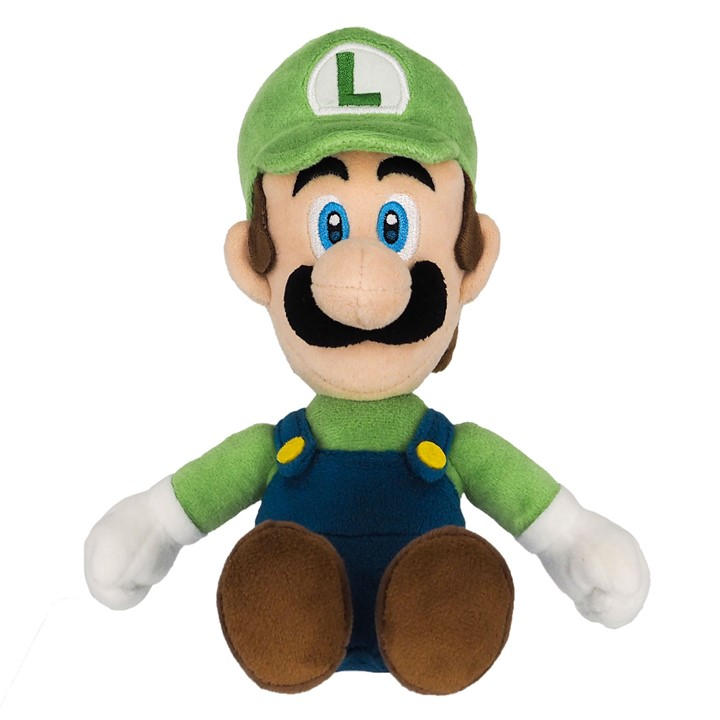Super Mario Unisex None Official Luigi Plush Small