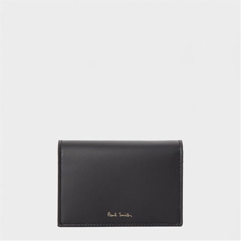 PAUL SMITH - Fold Over Leather Card Holder