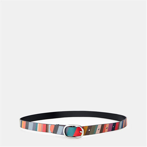 PAUL SMITH - Women's Reversible Swirl Faux Leather Belt