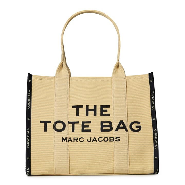 Marc Jacobs Large Jacquard Tote Bag In Black