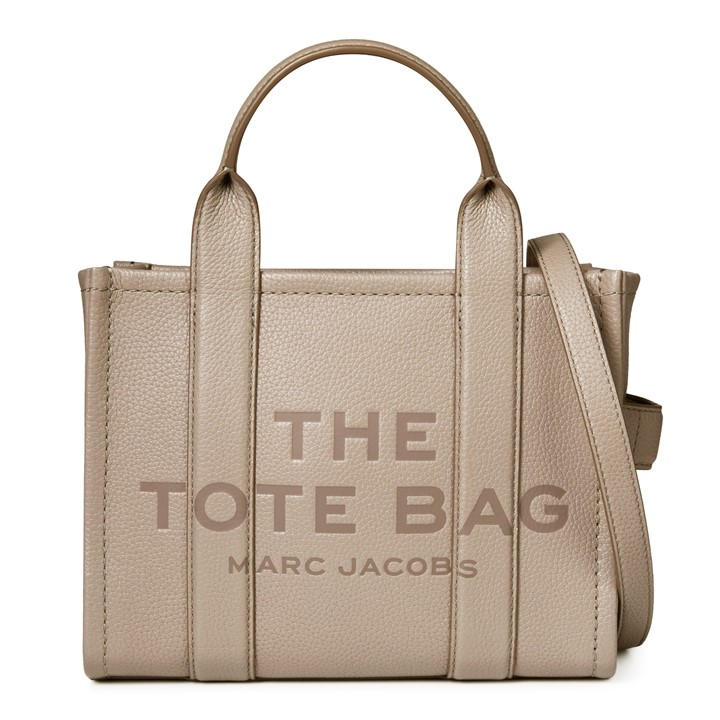 Cement - MARC JACOBS - Small Leather Tote Bag