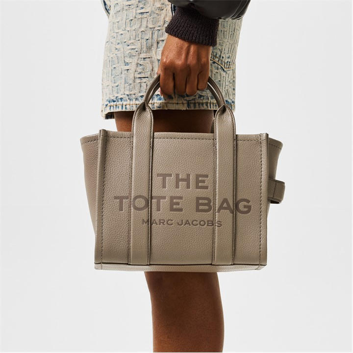 Cement - MARC JACOBS - Small Leather Tote Bag