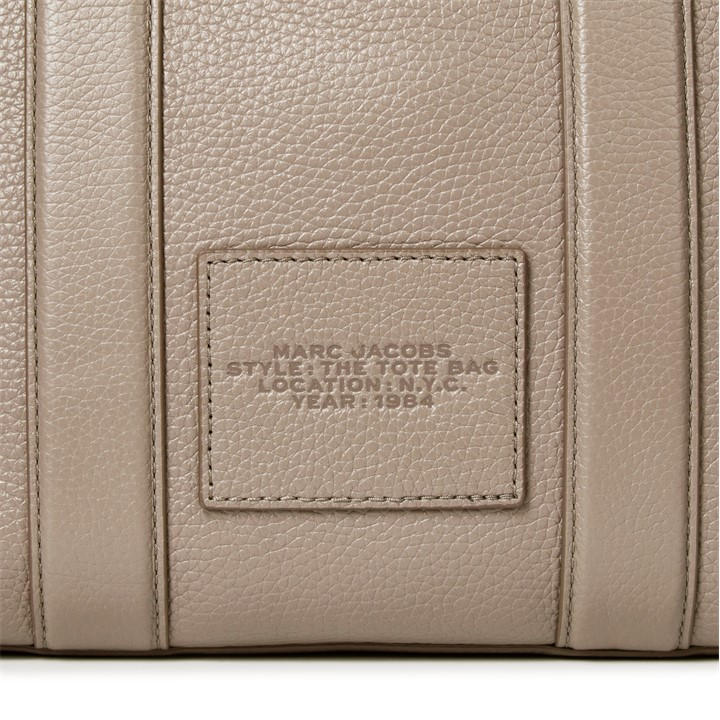 Cement - MARC JACOBS - Small Leather Tote Bag